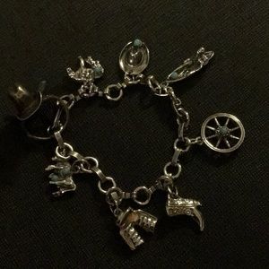 Cowgirl charmed bracelet